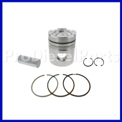 Piston wRetainer & Rings .50MM Cummins Engine 4B 3.9 4BT 3.9 4BTA 3.9 2 Valves