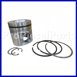 Piston wRetainer & Rings 1.00MM Cummins Engine 4B 3.9 4BT 3.9 4BTA 3.9 – 2 Valves