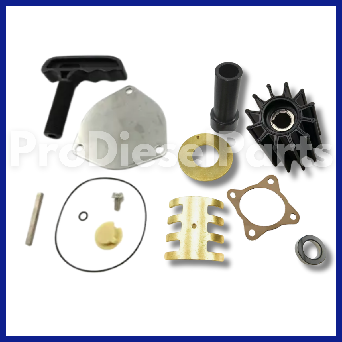 thumbnail image 2 of Super Marine Impeller Repair Kit - Replaces Sherwood 10077K-SHW Raw Sea Water Pump 2 of 3