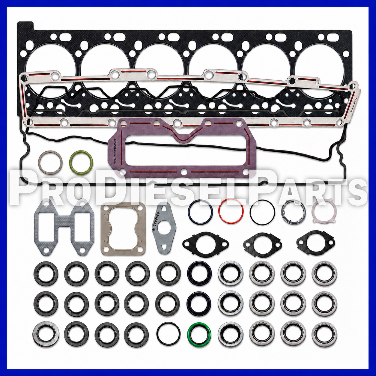 4089758 Upper Gasket Set Cummins Engine 6C, 6CT, 6CTA, ISC, QSC, ISL, ISLe, QSL 4089758 Upper Gasket Set Cummins Engine 6C, 6CT, 6CTA, ISC, QSC, ISL, ISLe, QSL