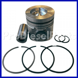 Piston wRetainer & Rings – STD Cummins Engine 4B 3.9 4BT 3.9 4BTA 3.9